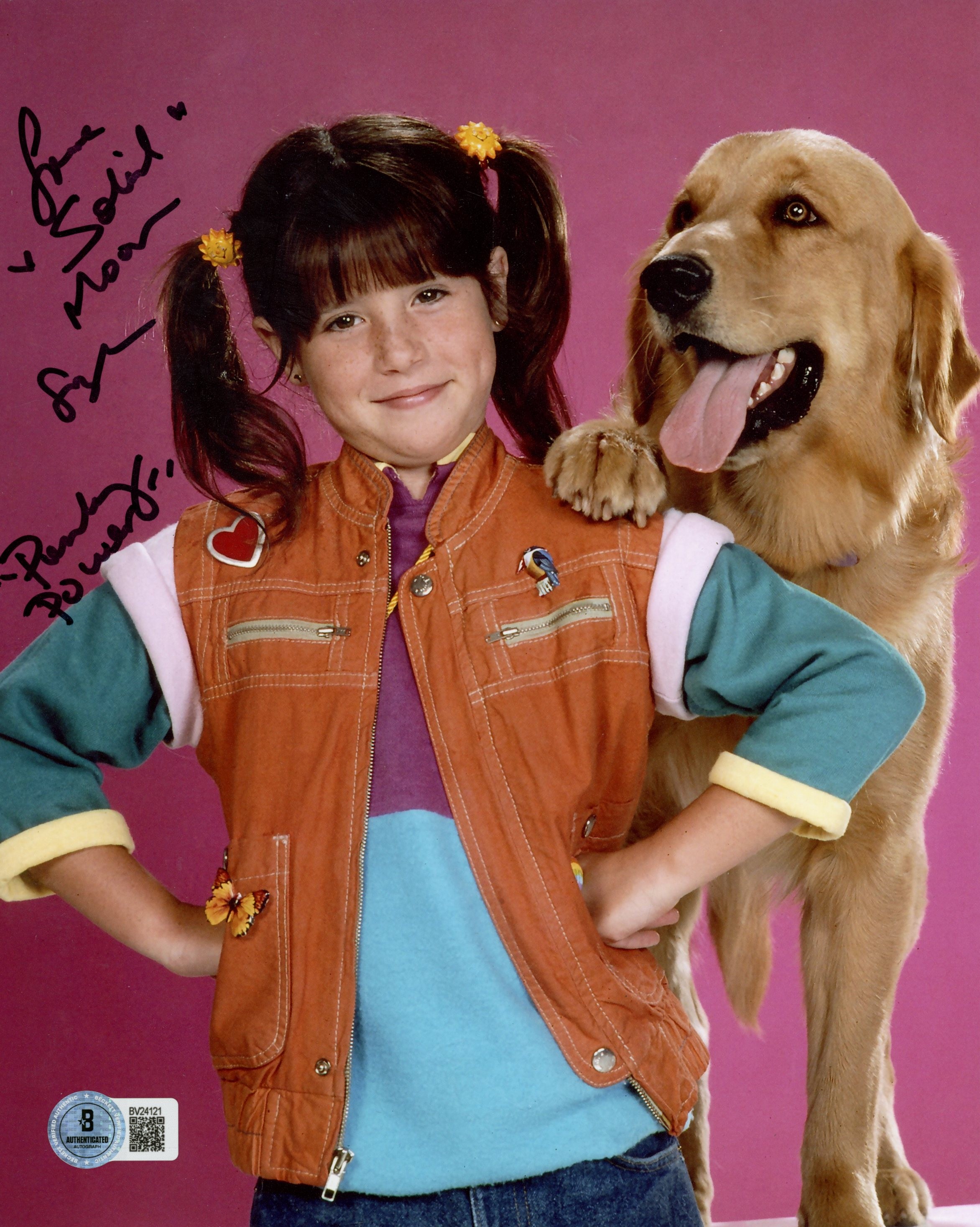 Soleil Moon Autographed Punky Brewster 8x10 Photo Punky Power Beckett 54812
