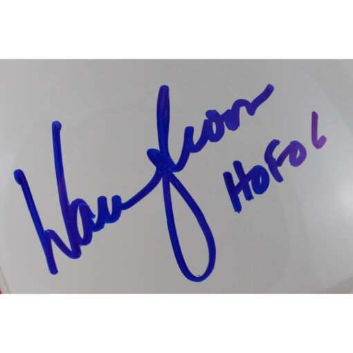 Warren Moon Autographed Houston Oilers TB 81-98 Pro Helmet HOF 06 Beckett 49298