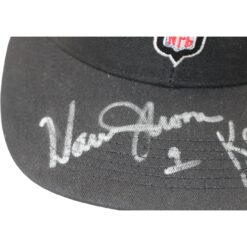 Warren Moon Kellen Winslow Autographed NFL Feel The Power Snapback Beckett 54997