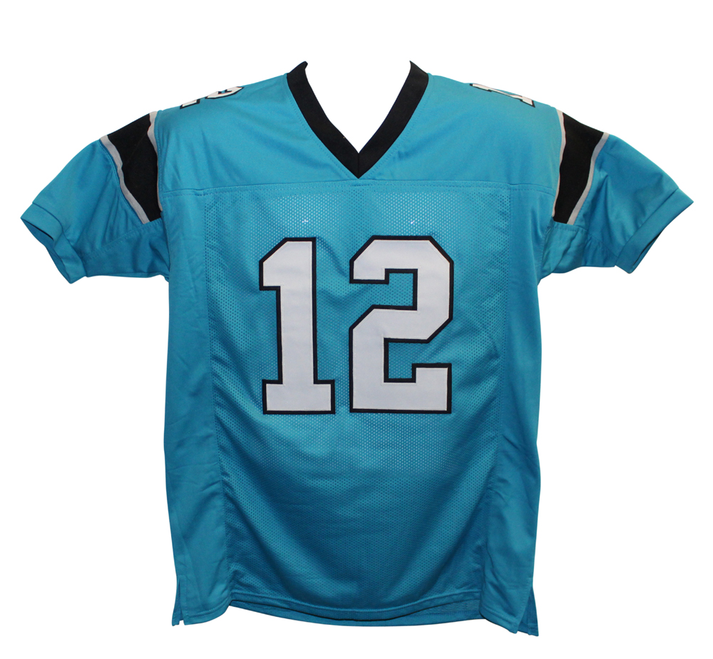 DJ Moore Autographed/Signed Pro Style Blue XL Jersey JSA 26350 – Denver