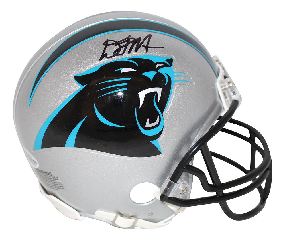 DJ Moore Autographed/Signed Carolina Panthers Mini Helmet BAS 30358
