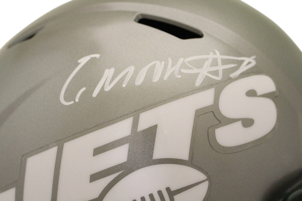 Elijah Moore Autographed/Signed New York Jets F/S Flash Helmet Beckett