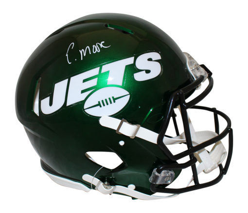 Elijah Moore Autographed New York Jets Authentic Speed Helmet Beckett