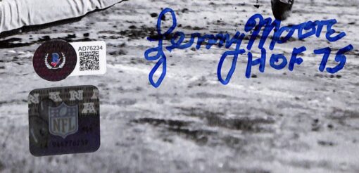 Lenny Moore Autographed Baltimore Colts 8x10 Photo Beckett 44506