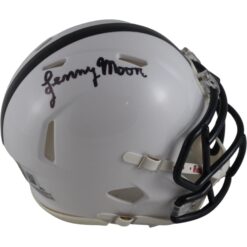 Lenny Moore Signed Penn State Nittany Lions Mini Helmet Beckett Witness 49695