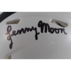 Lenny Moore Signed Penn State Nittany Lions Mini Helmet Beckett Witness 49695