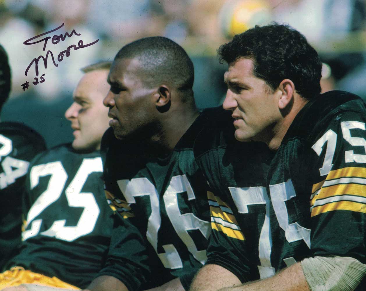Tom Moore Autographed/Signed Green Bay Packers 8x10 Photo 30174