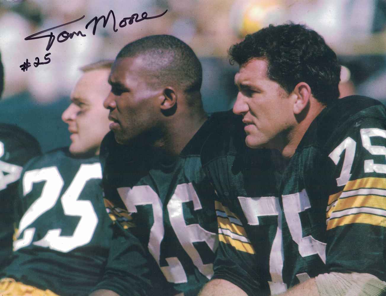 Tom Moore Autographed/Signed Green Bay Packers 9x11 Photo 30175
