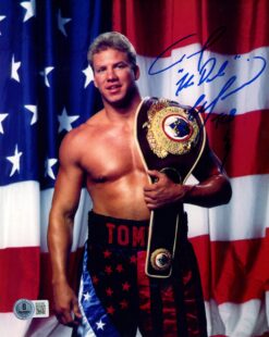 Tommy Morrison Autographed/Signed Boxing 8x10 Photo Beckett 57355