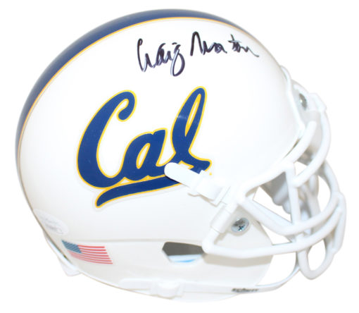 Craig Morton Autographed California Golden Bears White Mini Helmet JSA 24600
