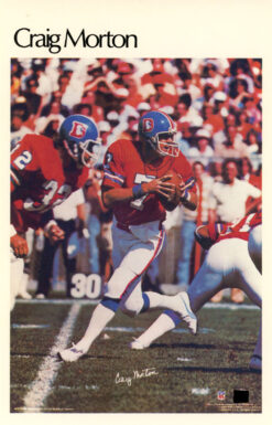 Craig Morton Denver Broncos Mini Poster 17/50 Marketcom 46223