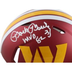 Mark Moseley Signed Washington Redskins 25 Alt Mini Helmet 82 MVP Beckett 54282