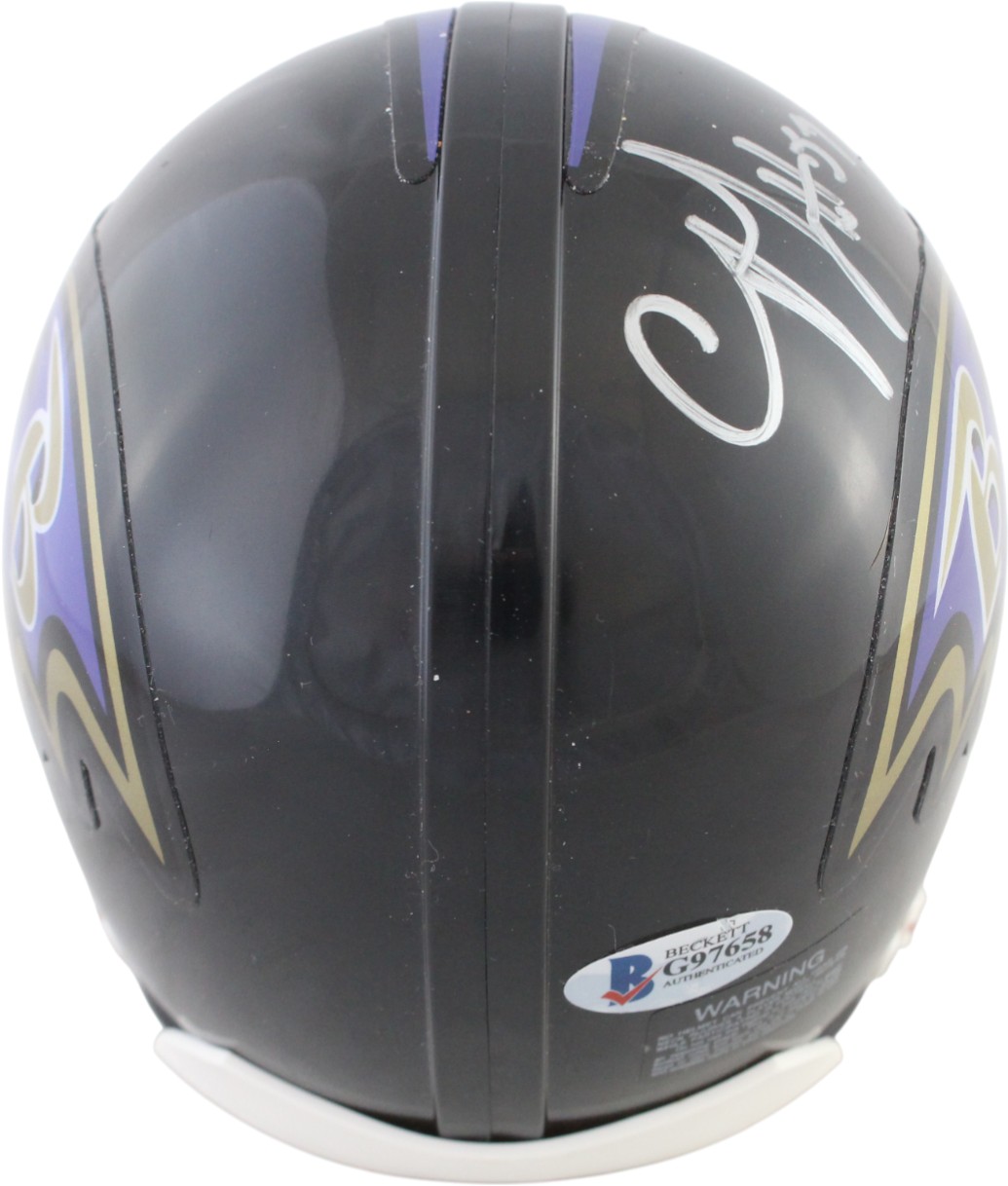 CJ Mosley Autographed/Signed Baltimore Ravens VSR4 Mini Helmet Beckett 59393 3 CJ Mosley Autographed/Signed Baltimore Ravens VSR4 Mini Helmet Beckett 59393