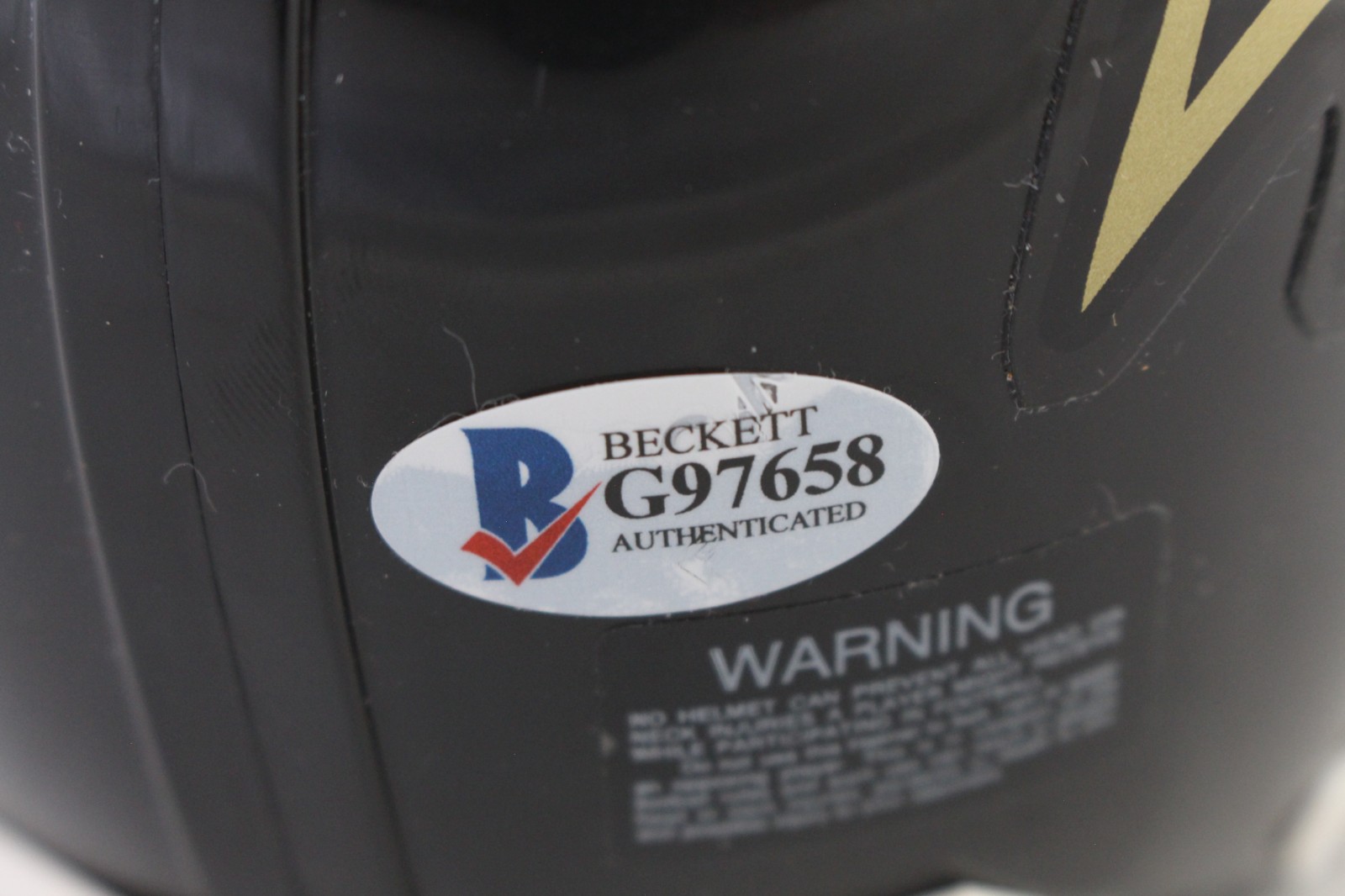 CJ Mosley Autographed/Signed Baltimore Ravens VSR4 Mini Helmet Beckett 59393 4 CJ Mosley Autographed/Signed Baltimore Ravens VSR4 Mini Helmet Beckett 59393