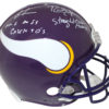 Randy Moss & Cris Carter Signed Minnesota Vikings Authentic Helmet BAS 25641