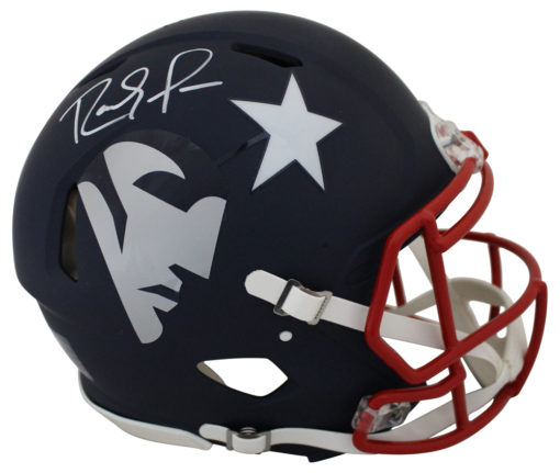Randy Moss Autographed New England Patriots Authentic AMP Helmet BAS 25639