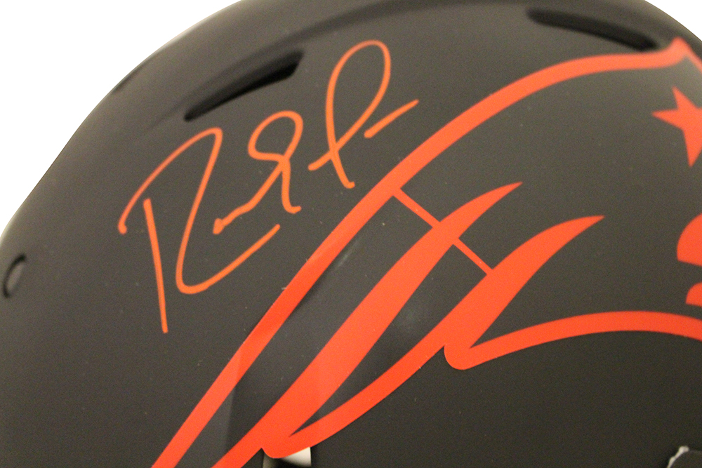 Randy Moss Signed New England Patriots Authentic Eclipse Helmet BAS 28982
