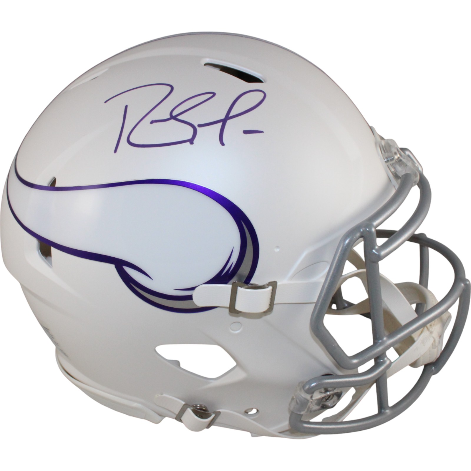 Randy Moss Autographed Minnesota Vikings Authentic 24 Alt Helmet Beckett 50850