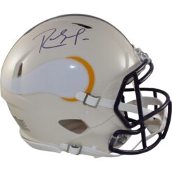 Randy Moss Autographed Minnesota Vikings Authentic Retro Helmet Beckett 56323