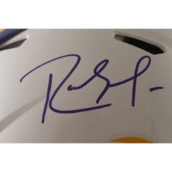 Randy Moss Autographed Minnesota Vikings Authentic Retro Helmet Beckett 56323