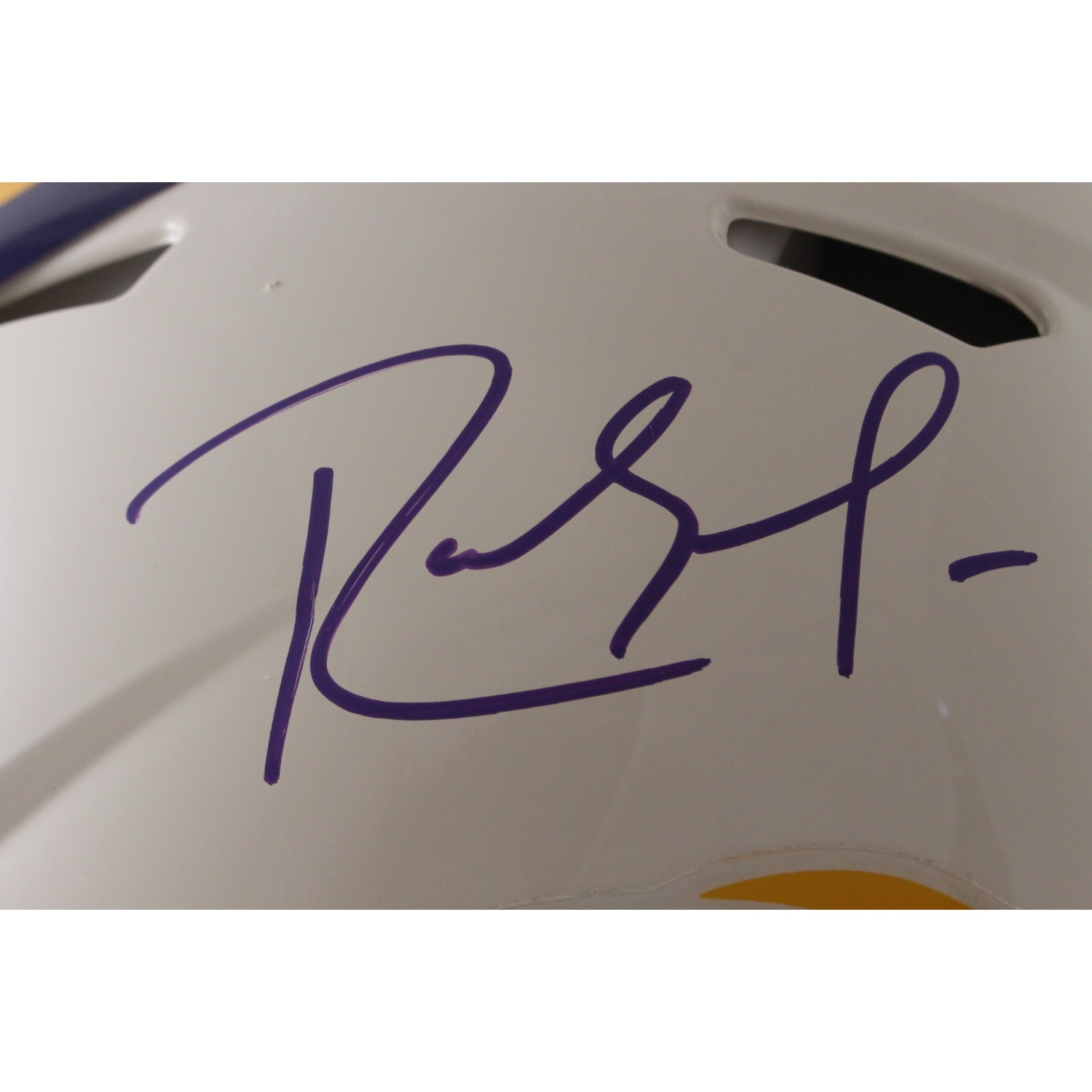 Randy Moss Autographed Minnesota Vikings Authentic Retro Helmet Beckett 56323 2 Randy Moss Autographed Minnesota Vikings Authentic Retro Helmet Beckett 56323