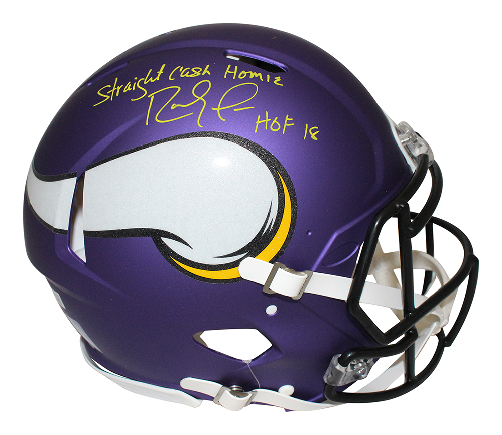 Randy Moss Signed Minnesota Vikings Authentic Speed w/insc BAS