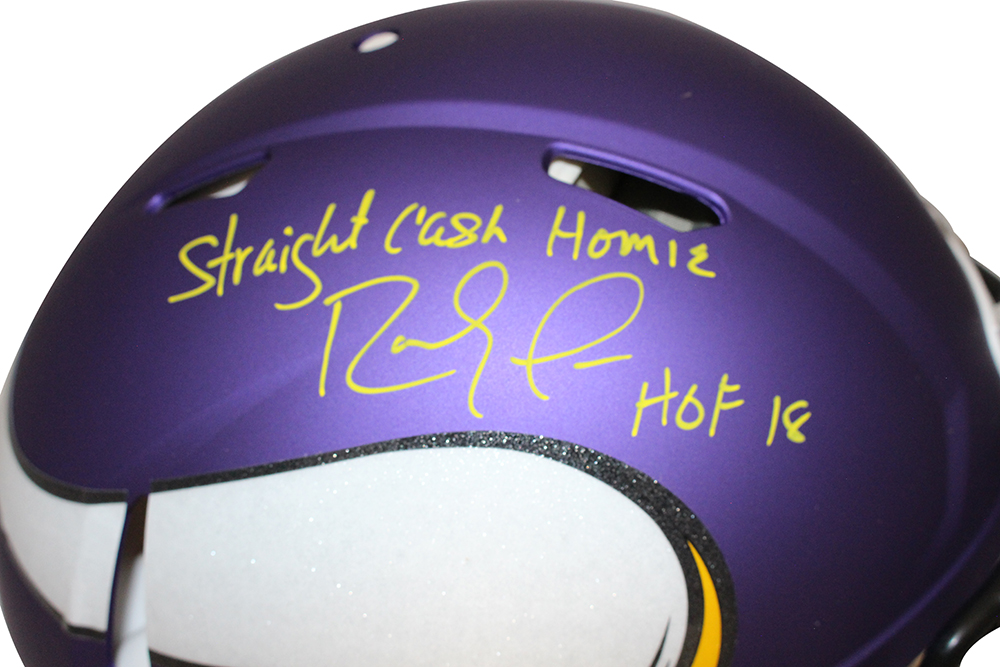 Randy Moss Signed Minnesota Vikings Authentic Speed w/insc BAS