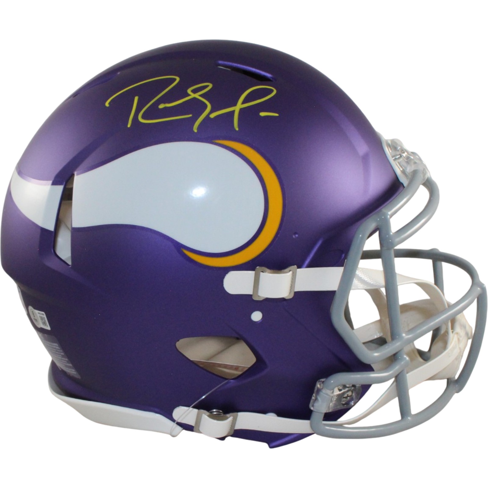 Randy Moss Autographed Minnesota Vikings Authentic Tribute Helmet Beckett 56336 1 Randy Moss Autographed Minnesota Vikings Authentic Tribute Helmet Beckett 56336