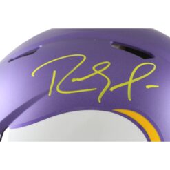 Randy Moss Autographed Minnesota Vikings Authentic Tribute Helmet Beckett 56336