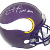 Randy Moss Autographed Minnesota Vikings Authentic TB Helmet HOF BAS 24065