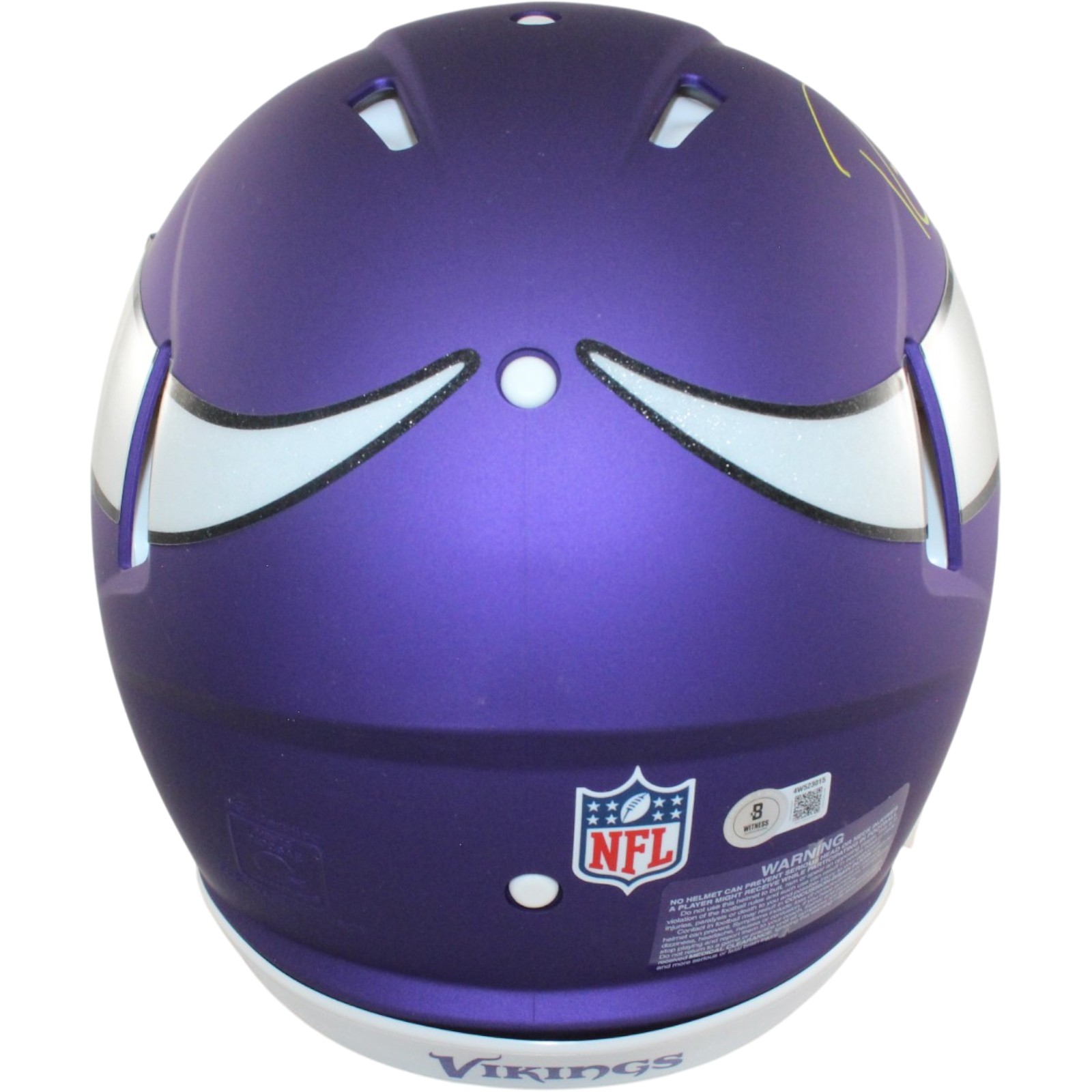 Randy Moss Autographed/Signed Minnesota Vikings Authentic Helmet Beckett 56317 3 Randy Moss Autographed/Signed Minnesota Vikings Authentic Helmet Beckett 56317