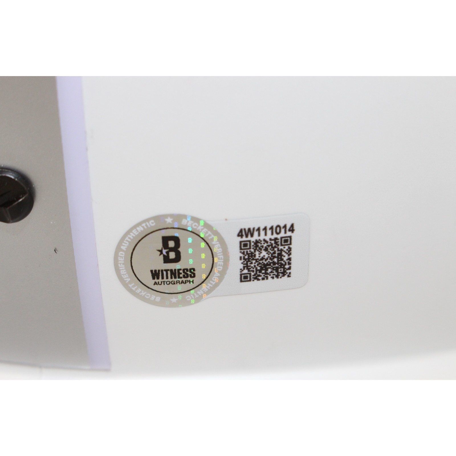 Randy Moss Autographed Minnesota Vikings F/S 24 Alt Helmet Beckett Witness 53712 4 Randy Moss Autographed Minnesota Vikings F/S 24 Alt Helmet Beckett Witness 53712