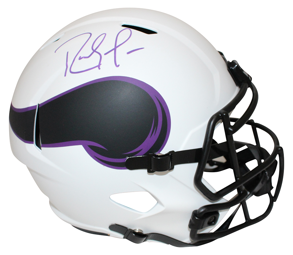 Randy Moss Autographed Minnesota Vikings F/S Lunar Helmet BAS