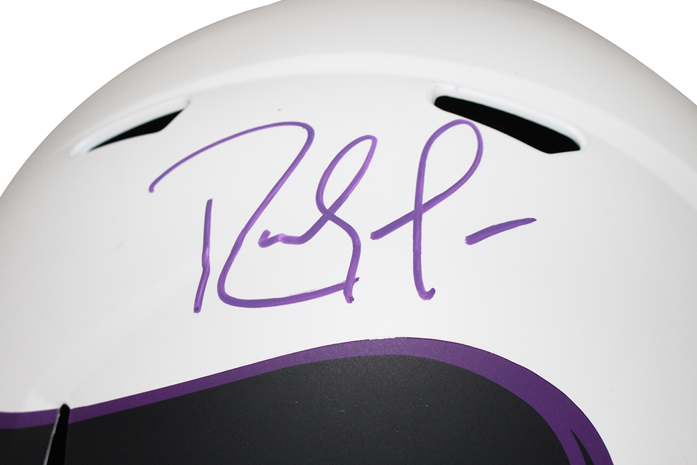 Randy Moss Autographed Minnesota Vikings F/S Lunar Helmet BAS