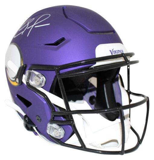 Randy Moss Autographed Minnesota Vikings Authentic Speed Flex Helmet BAS 25475