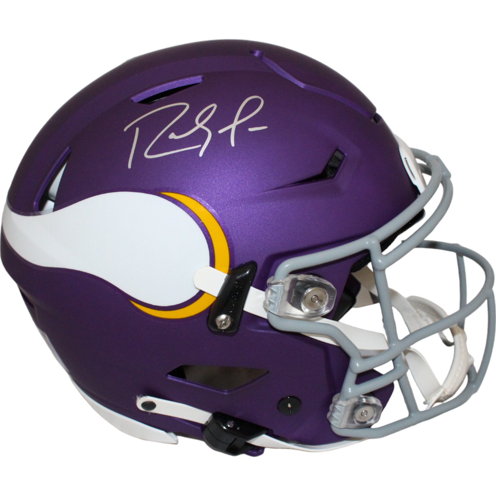 Randy Moss Signed Minnesota Speedflex Helmet Tribute Beckett