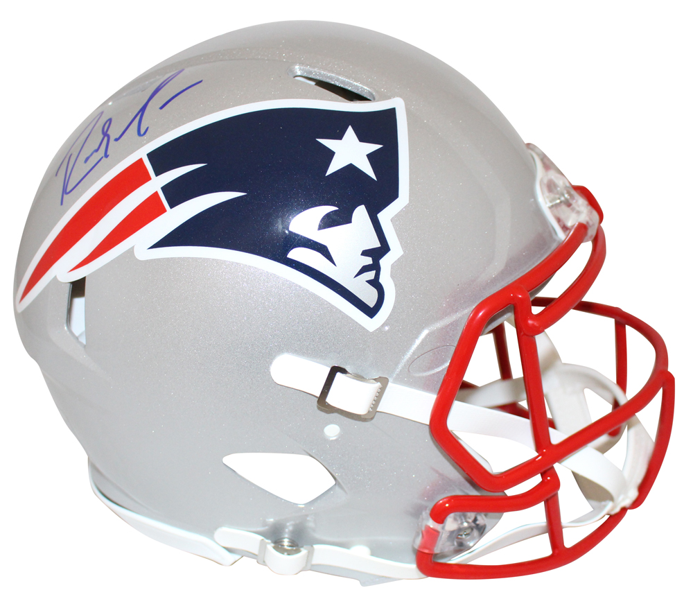Randy Moss Signed New England Patriots Authentic Speed Helmet BAS 28984