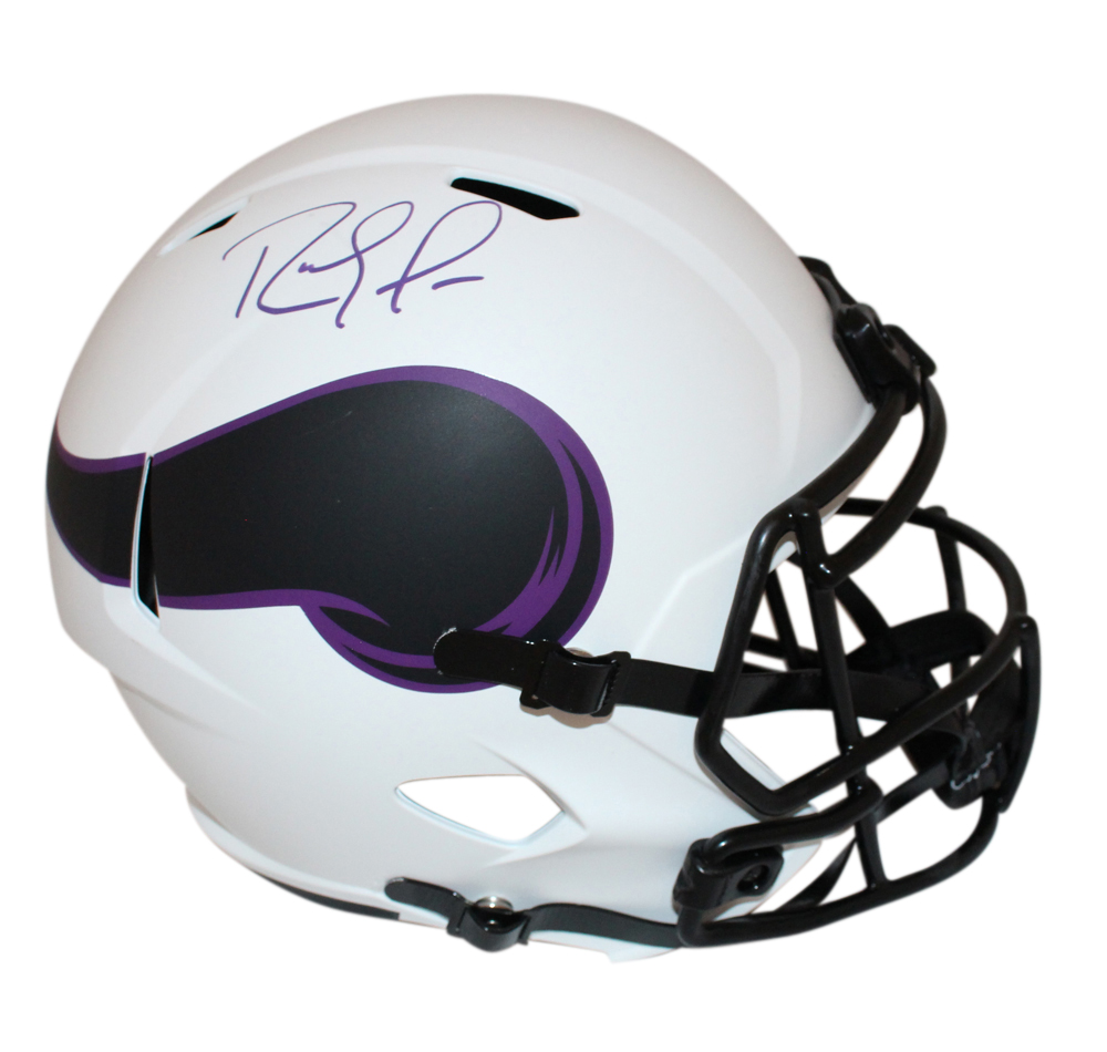 Randy Moss Autographed Minnesota Vikings Lunar F/S Helmet BAS
