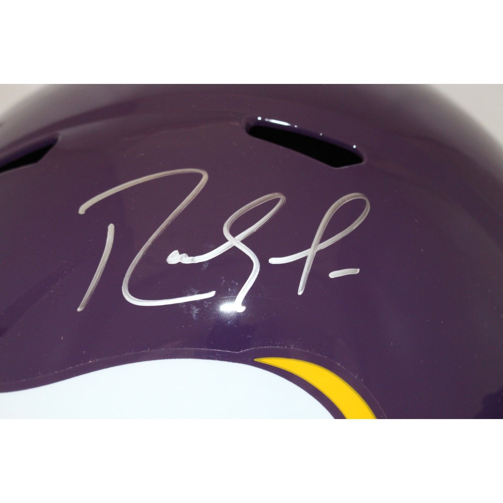 Randy Moss Autgraphed/Signed Minnesota Vikings F/S Helmet TB Beckett