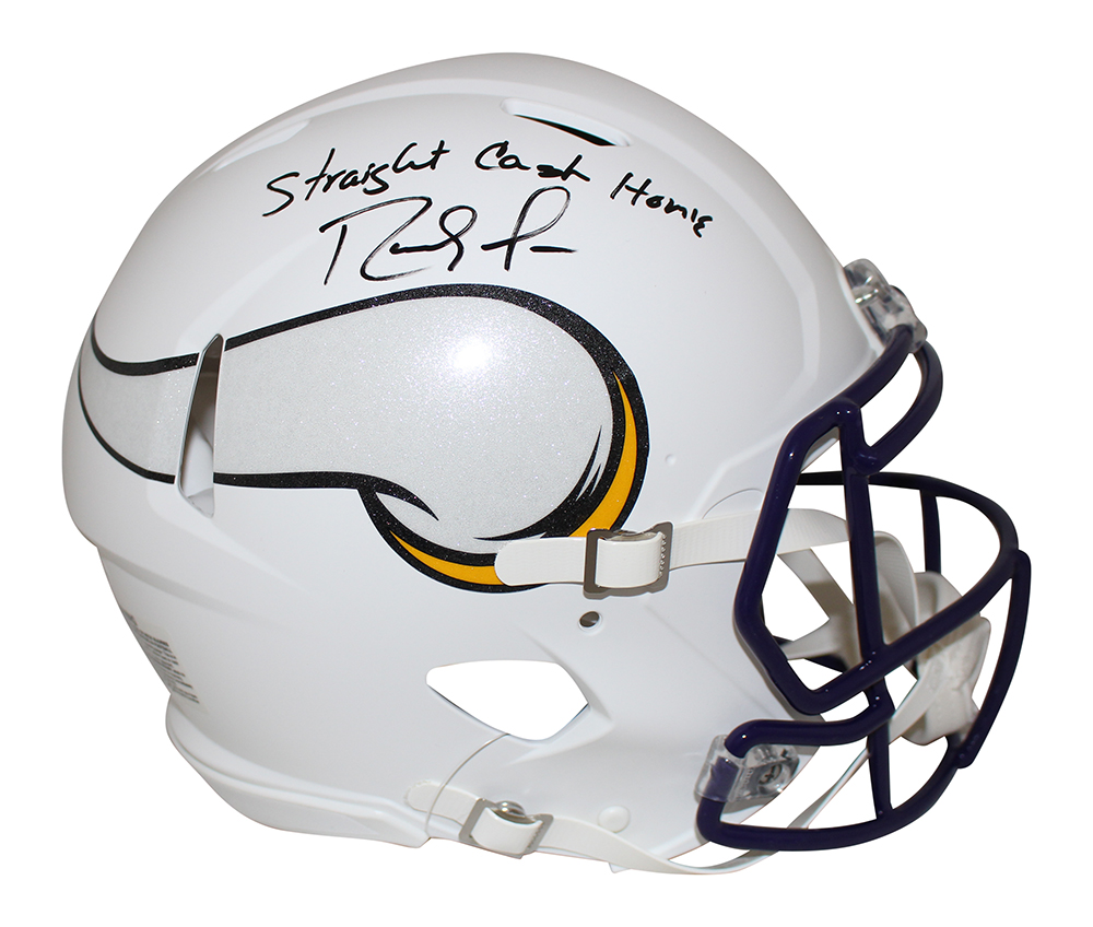 RANDY MOSS SIGNED FULL-SIZE MINNESOTA VIKINGS HELMET