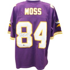 Randy Moss Signed Minnesota Vikings Mitchell & Ness 2XL Jersey Beckett 56284