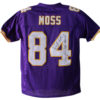 Randy Moss Autographed Minnesota Vikings Purple XL Jersey Cash Homie BAS 24070