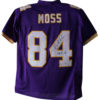 Randy Moss Autographed/Signed Minnesota Vikings Purple XL Jersey HOF BAS 24069