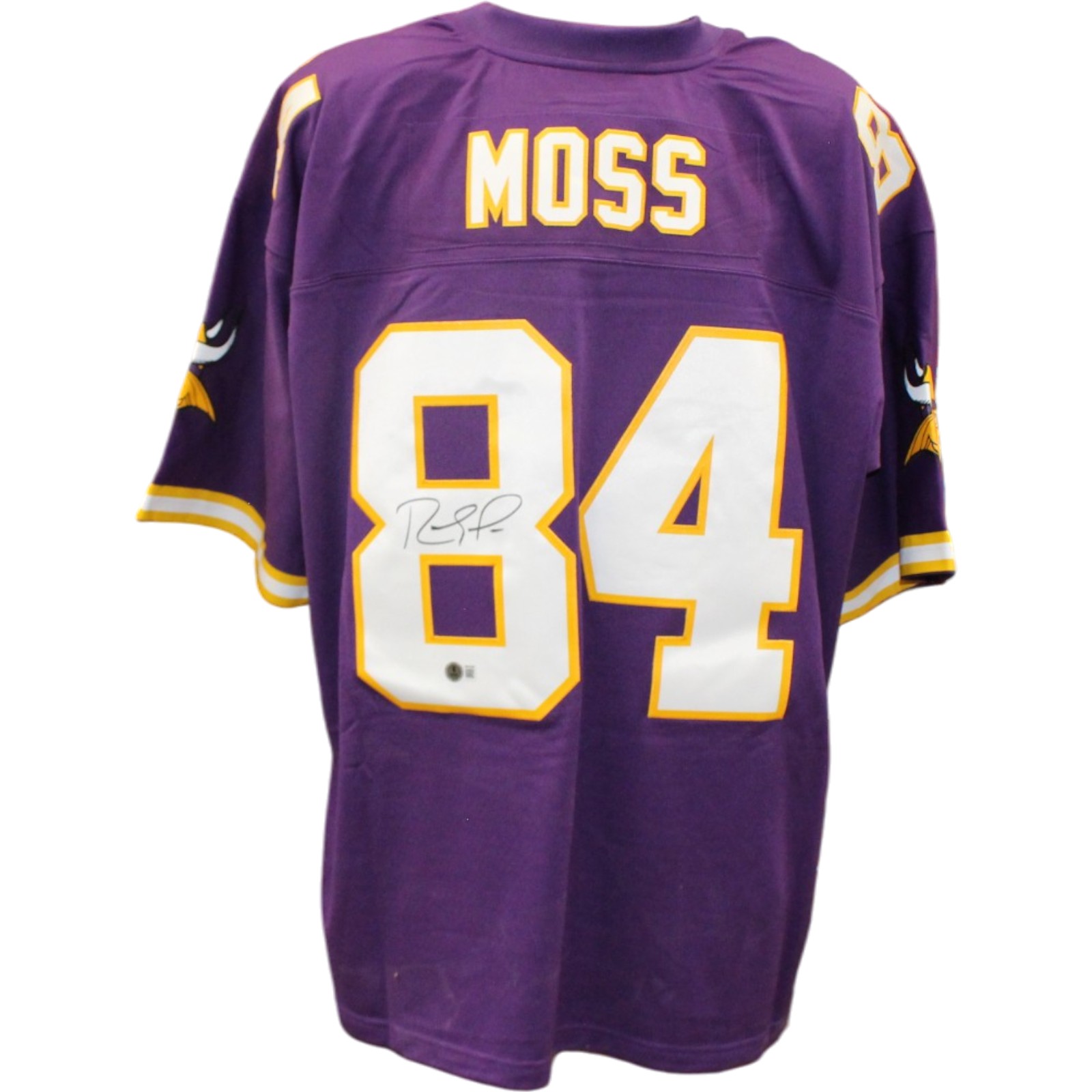 Randy Moss Autographed Minnesota Vikings Mitchell & Ness XL Jersey Beckett 56291