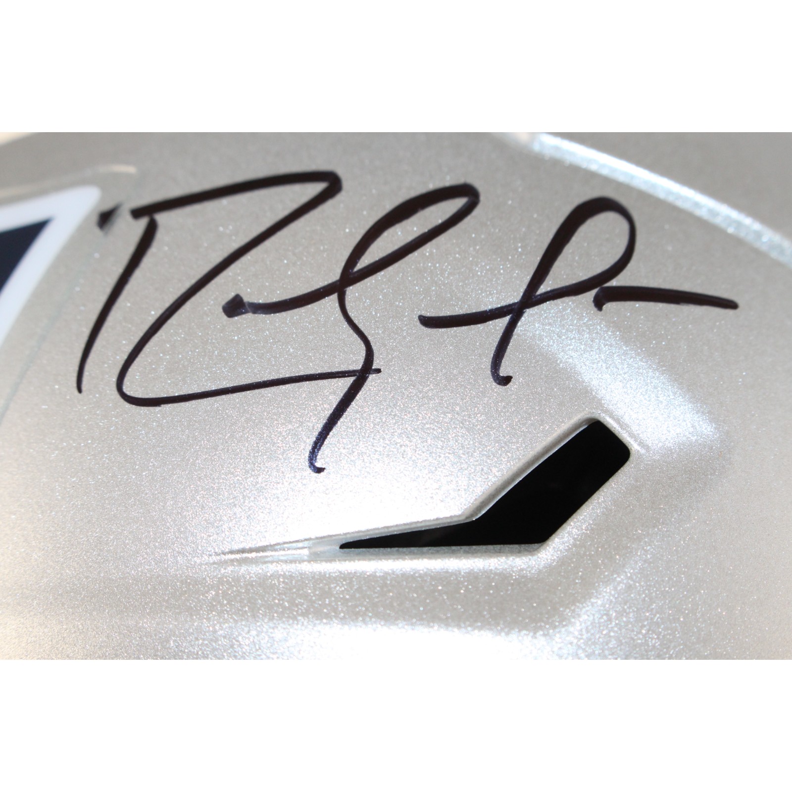 Randy Moss Autographed New England Patriots Mid-Size Midi Helmet Beckett 53715 2 Randy Moss Autographed New England Patriots Mid-Size Midi Helmet Beckett 53715