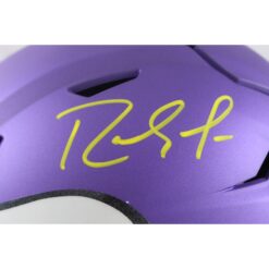 Randy Moss Autographed Minnesota Vikings Mid-Size Midi Helmet Beckett 56287