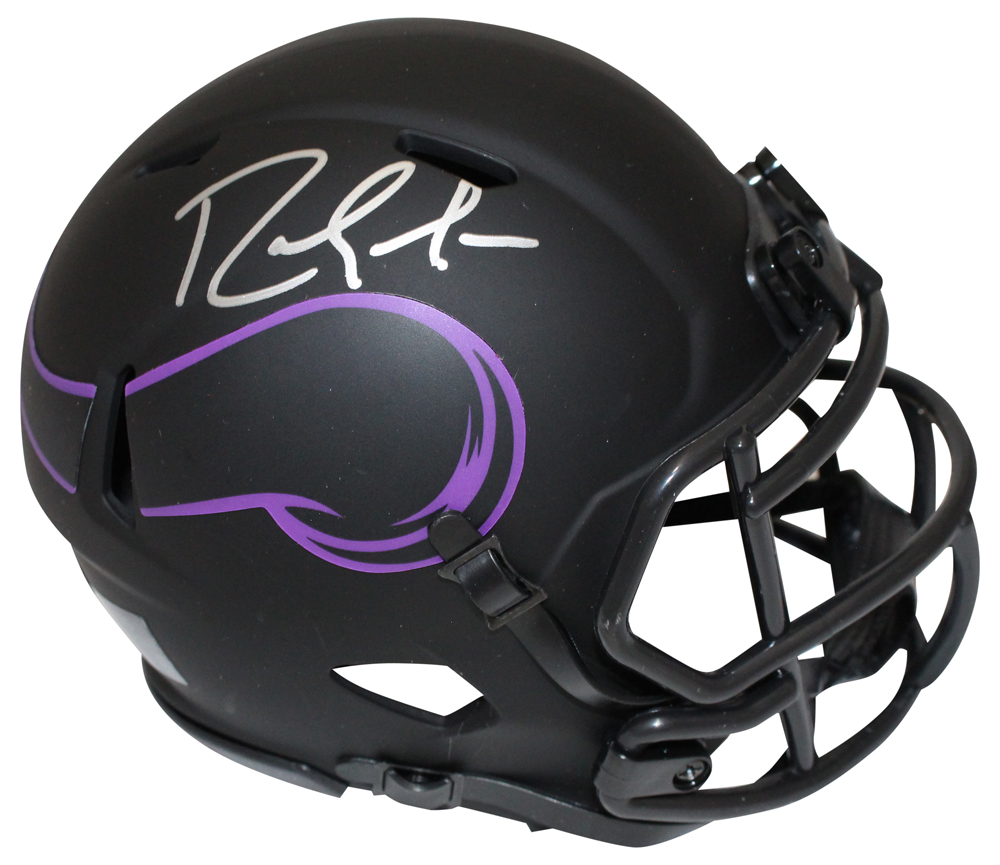 Randy Moss Autographed Minnesota Vikings Eclipse Mini Helmet BAS