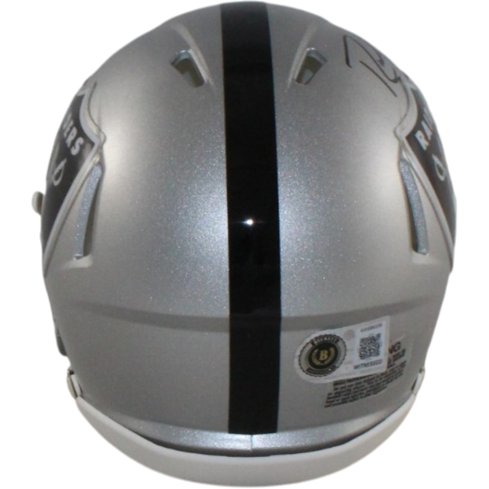 Randy Moss Autographed/Signed Oakland Raiders Mini Helmet Beckett Witness 57966 3 Randy Moss Autographed/Signed Oakland Raiders Mini Helmet Beckett Witness 57966