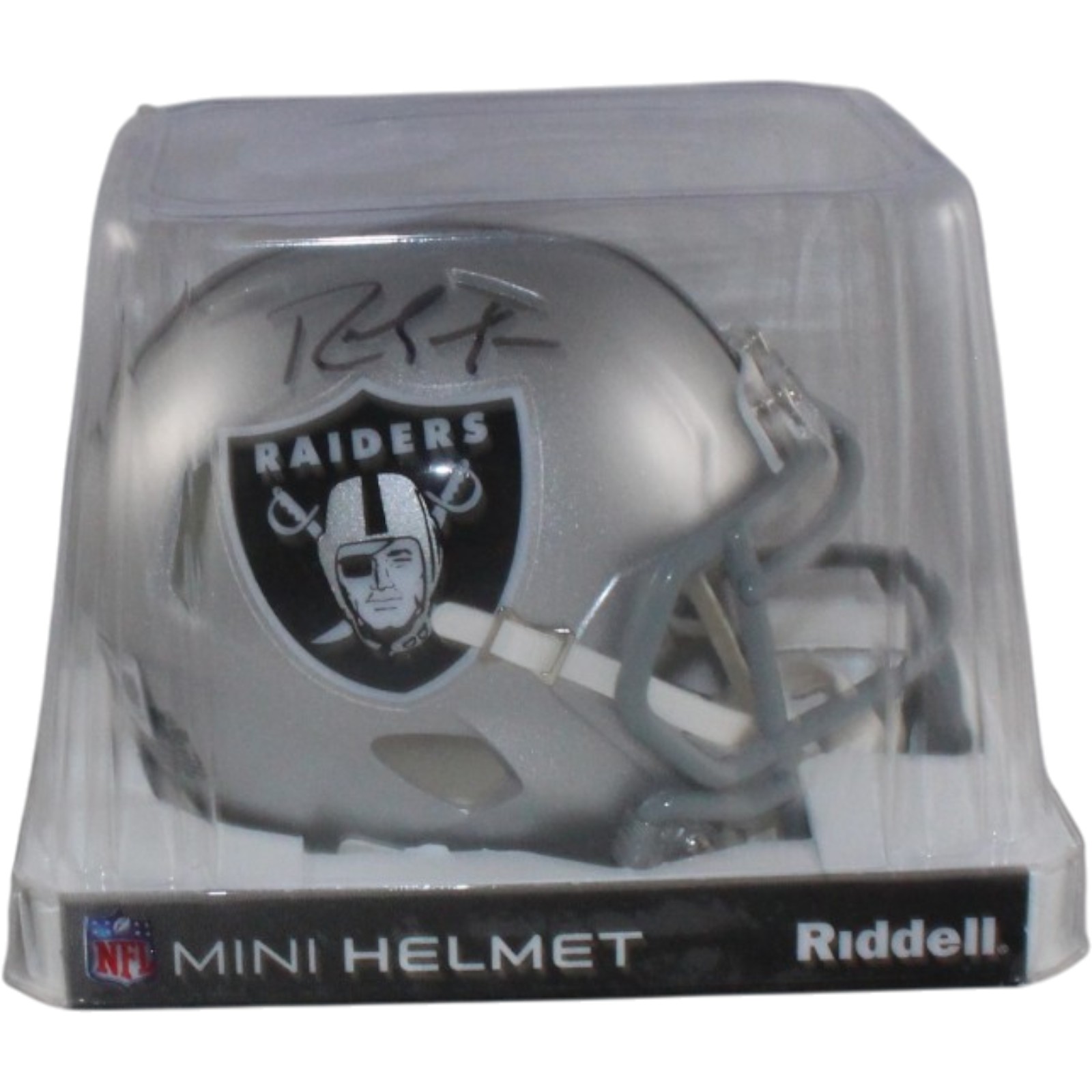 Randy Moss Autographed/Signed Oakland Raiders Mini Helmet Beckett Witness 57966 5 Randy Moss Autographed/Signed Oakland Raiders Mini Helmet Beckett Witness 57966