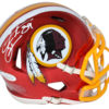 Santana Moss Autographed Washington Redskins Chrome Mini Helmet JSA 24074